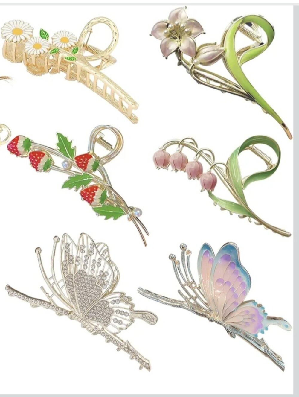 Chose 1 Gold-Tone Hairclip